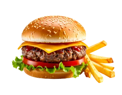 Cheeseburger And French Fries