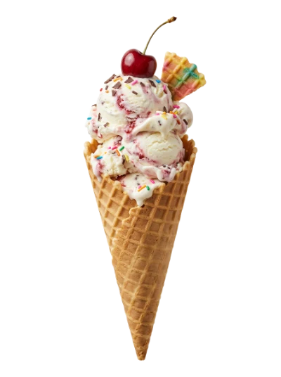 Cherry Vanilla Ice Cream