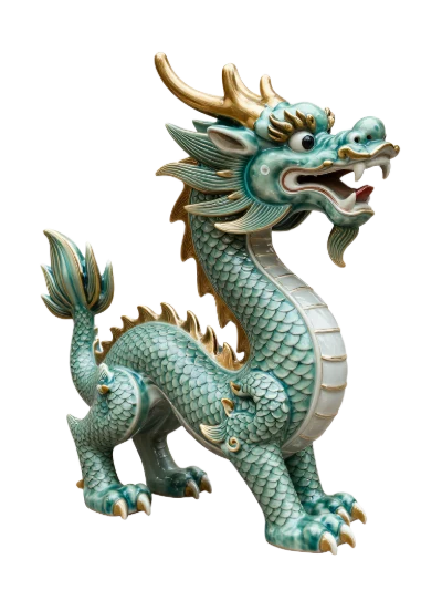 Chinese Dragon Statue