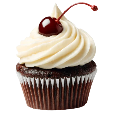 Chocolate Cupcake With Cherry