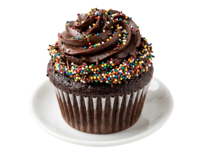 Chocolate Cupcake With Sprinkles