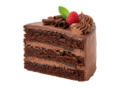 Chocolate Layer Cake Slice
