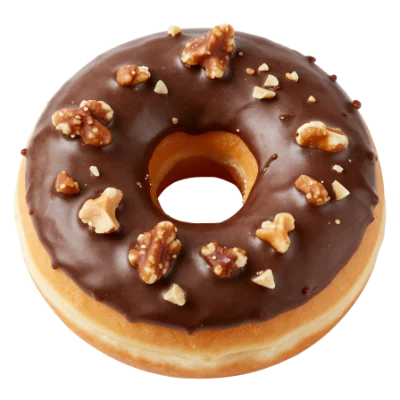 Chocolate Walnut Donut