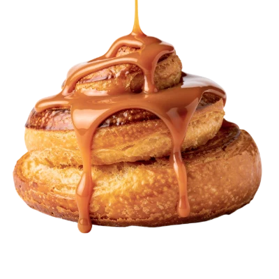 Cinnamon Roll With Caramel