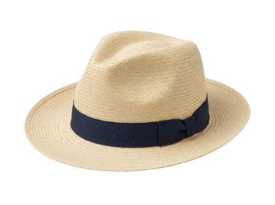 Classic Straw Fedora Hat