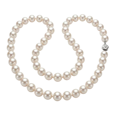 Classic White Pearl Necklace