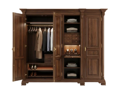 Classic Wooden Wardrobe
