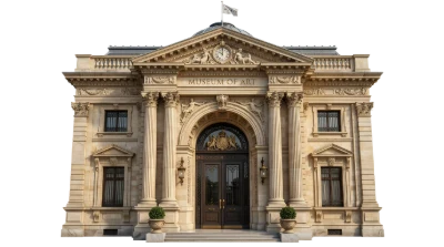 Classical Art Museum Building