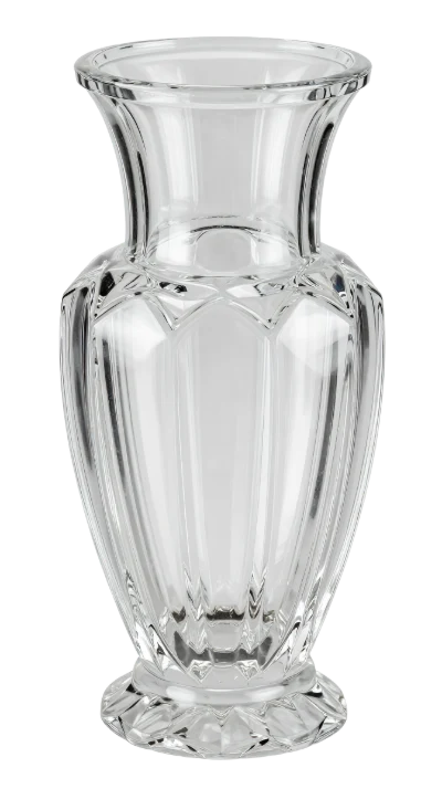 Clear Crystal Glass Vase
