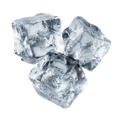 Clear Frozen Ice Cubes