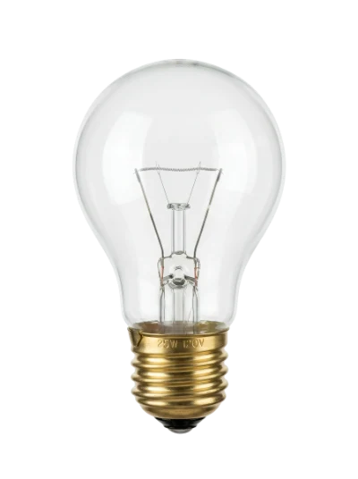 Clear Glass Light Bulb
