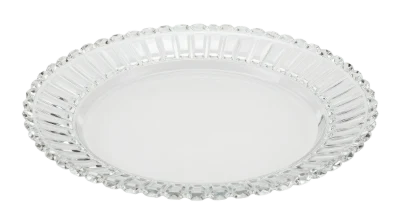 Clear Glass Serving Plate