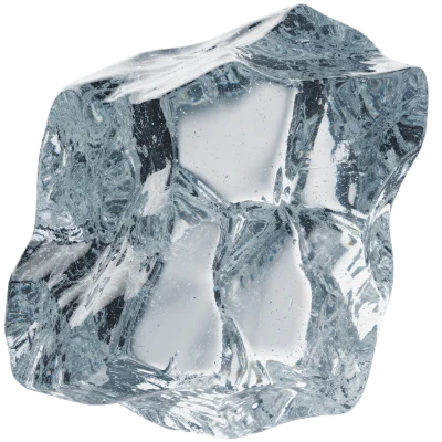 Clear Ice Cube
