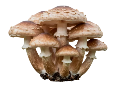 Cluster Of Wild Mushrooms