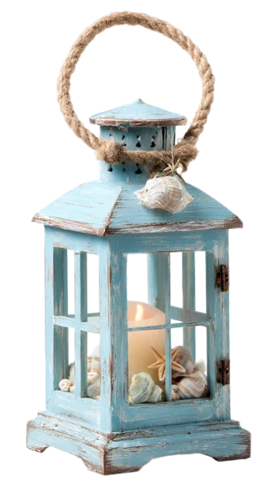 Coastal Decorative Candle Lantern