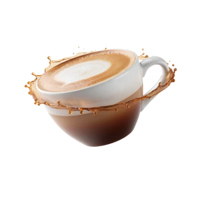 Coffee Cup With Splash