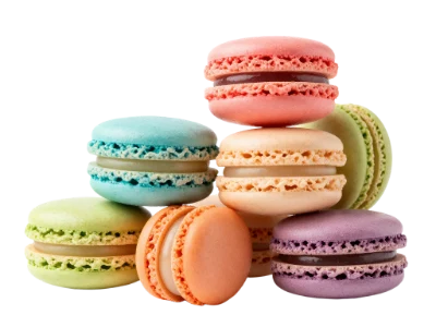Colorful French Macarons