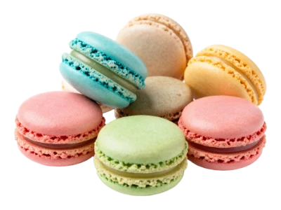 Colorful French Macarons