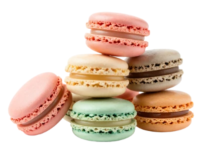 Colorful French Macarons