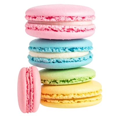 Colorful French Macarons