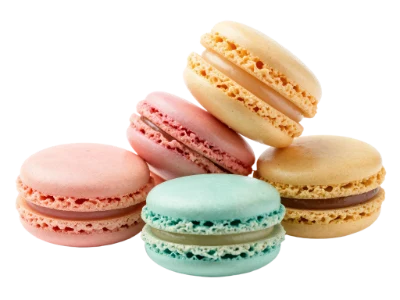 Colorful French Macarons