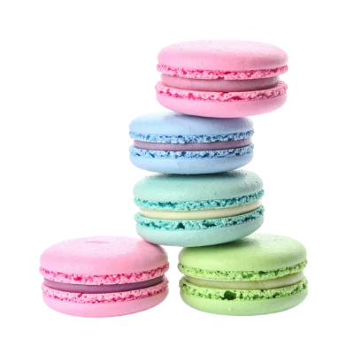 Colorful French Macarons