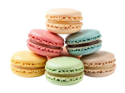 Colorful French Macarons