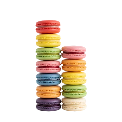 Colorful Stacked Macarons