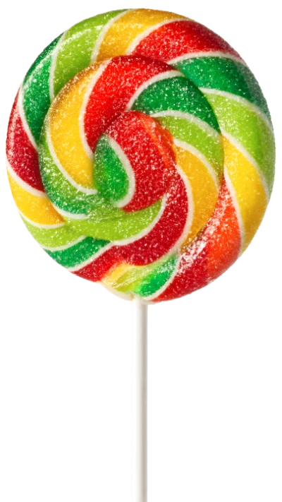 Colorful Swirl Lollipop