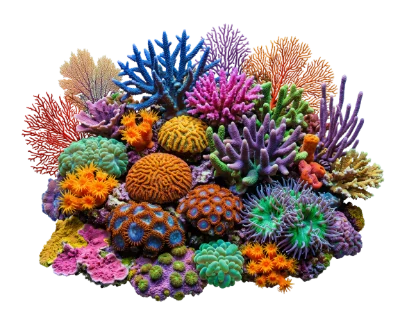 Colorful Tropical Coral Reef