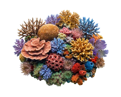 Colorful Tropical Coral Reef