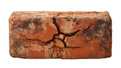 Cracked Red Brick