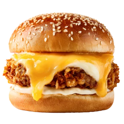 Crispy Chicken Cheese Burger