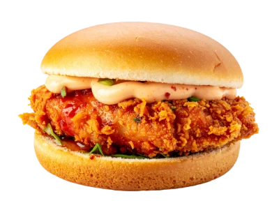 Crispy Fried Chicken Burger
