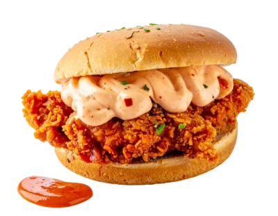 Crispy Fried Chicken Burger