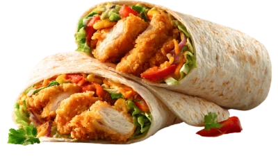 Crispy Fried Chicken Wrap