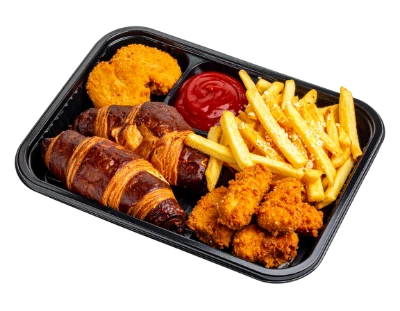 Croissant And Fried Snacks