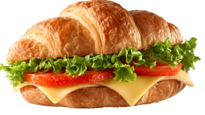 Croissant Sandwich With Cheese
