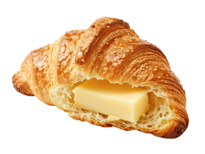 Croissant With Butter