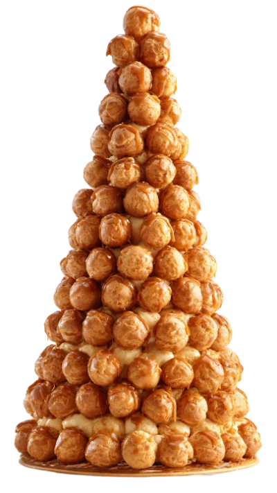 Croquembouche Caramel Cream Tower