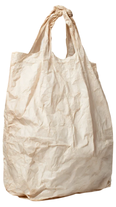 Crumpled Paper Shopping Bag