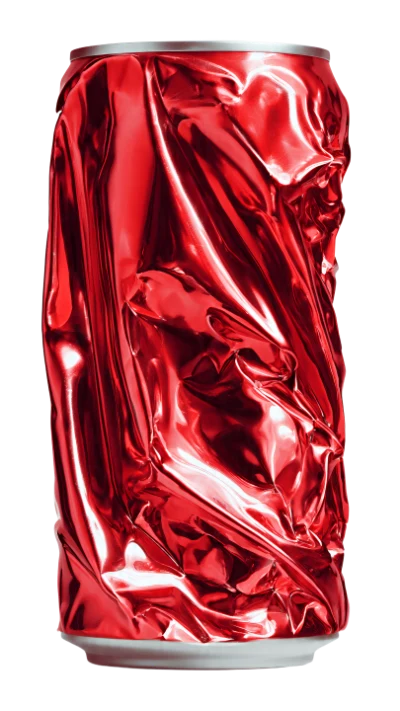 Crushed Red Soda Can