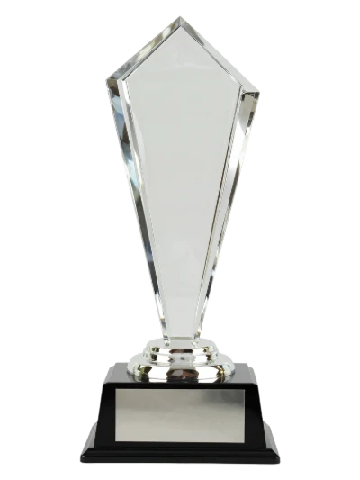 Crystal Glass Award Trophy