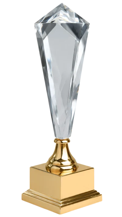 Crystal Glass Trophy