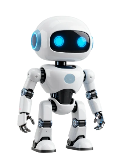 Cute White Robot