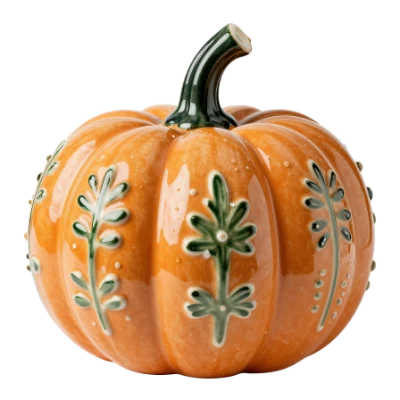 Decorative Ceramic Pumpkin
