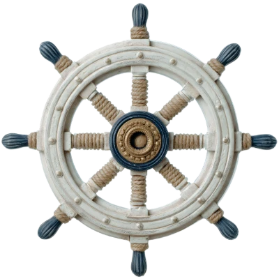 Decorative Ship Steering Wheel