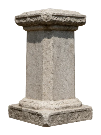 Decorative Stone Pedestal