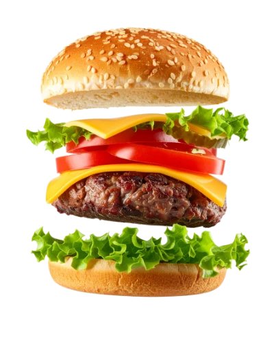 Delicious Beef Cheeseburger