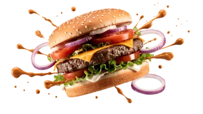 Delicious Beef Cheeseburger